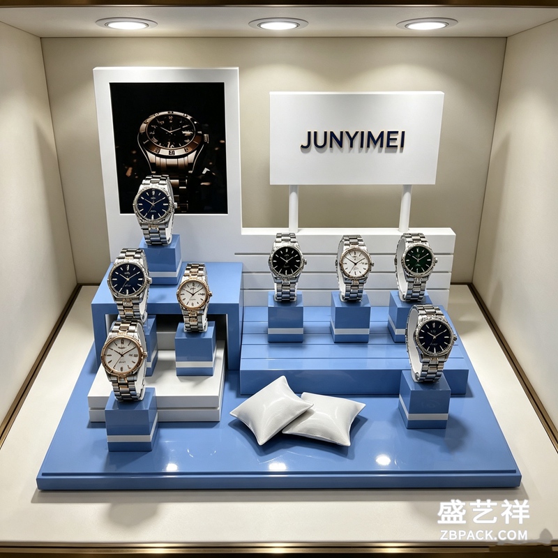 蓝白阶梯腕表展示套装CC12