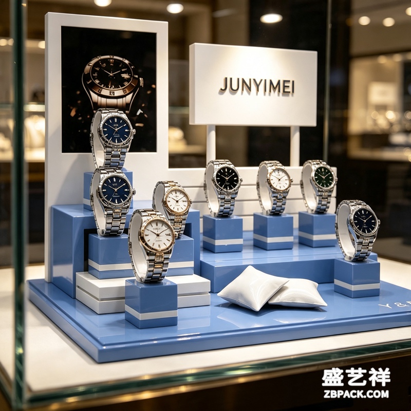 蓝白阶梯腕表展示套装CC12