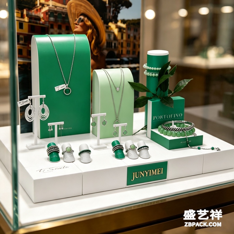 绿白度假风珠宝展示套装CC19