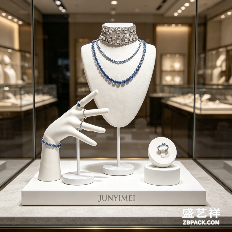 纯白艺术手模珠宝展示套装CC23
