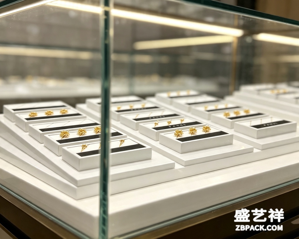 黑白极简胸针展示托盘TP04