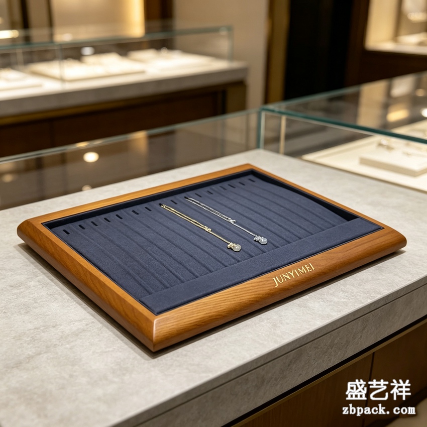 木质项链陈列托盘 TP33 | Wooden Necklace Display Tray TP33