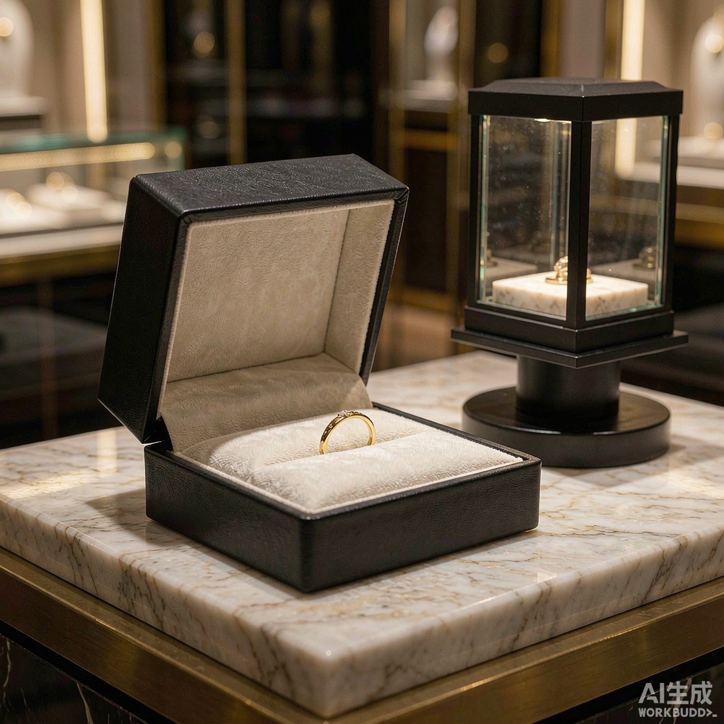 智能陈列点亮珠宝 | How Smart LED Display Props Make Jewelry Shine