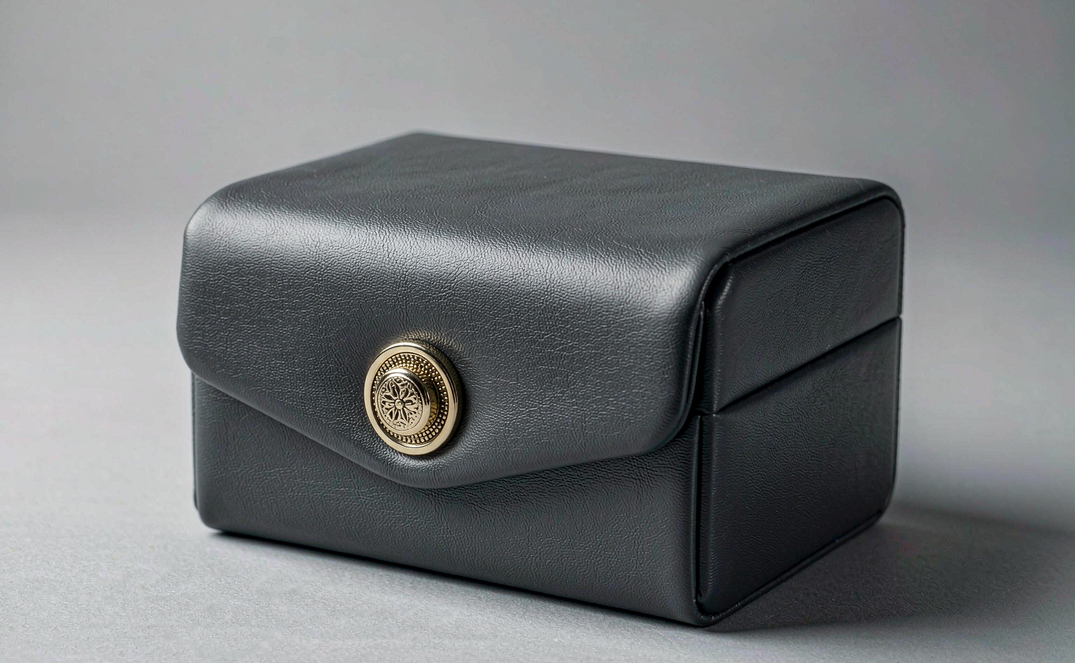 圆角珠宝盒的皮怎么包才服帖 | Wrapping leather around a rounded-corner jewelry box