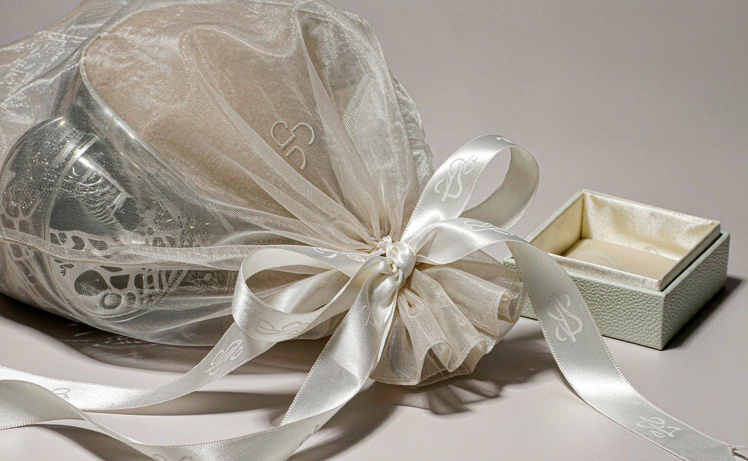 欧根纱首饰袋：半透纱面与抽绳工艺 | Organza jewelry pouches: sheer fabric and the drawstring