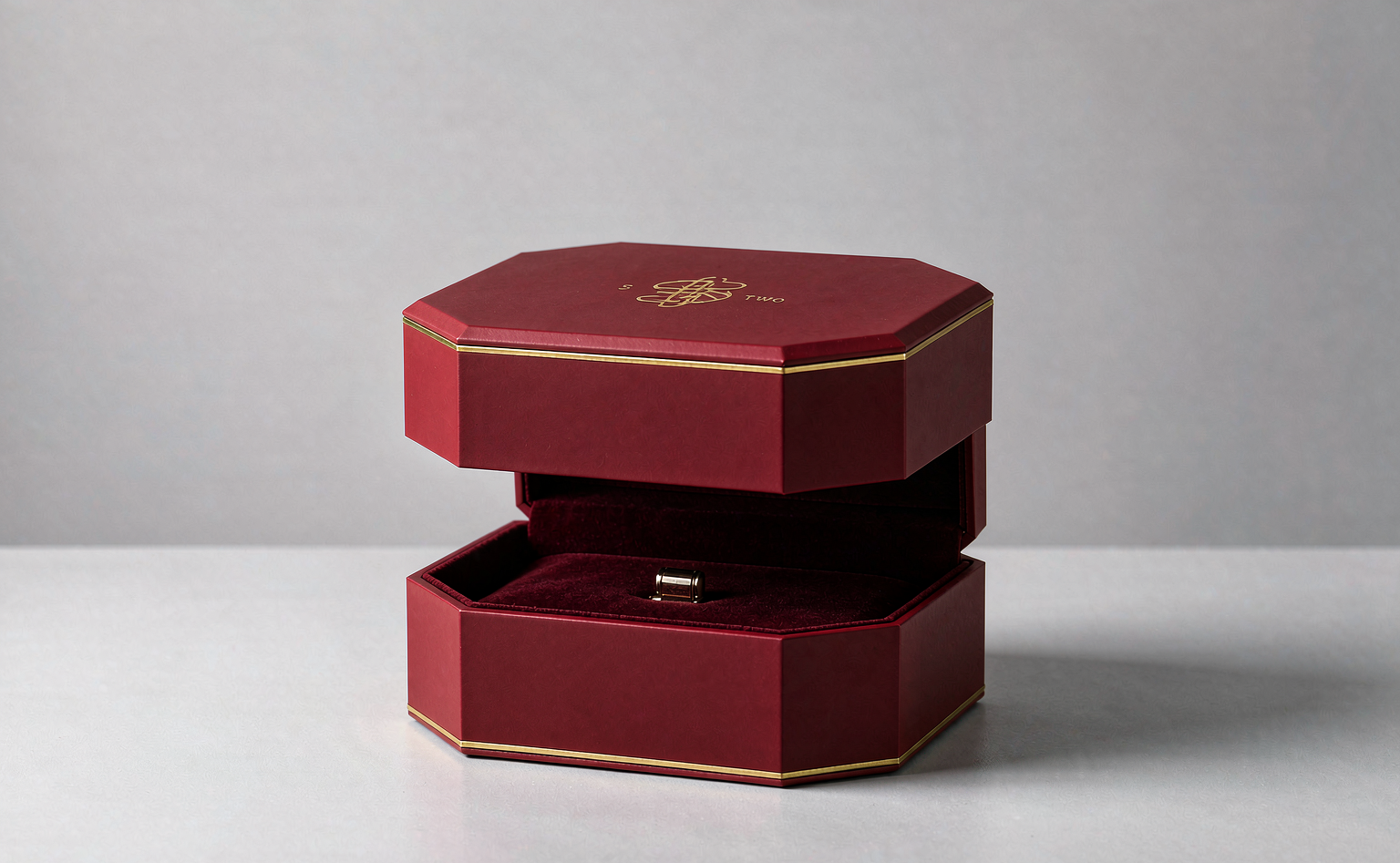 八角首饰盒，棱角怎么包得服 | Wrapping the corners of an octagon box