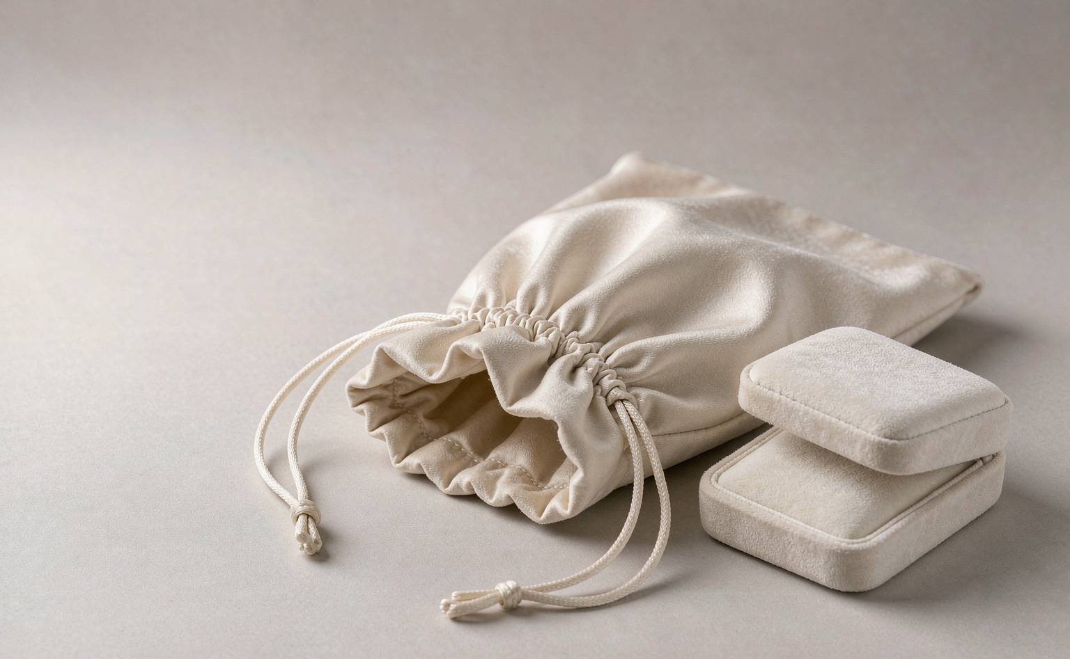 加厚超纤袋，版型抽绳怎么定 | Thickened Microfiber Pouch: Shape and Drawstring